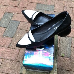 Black and white flats